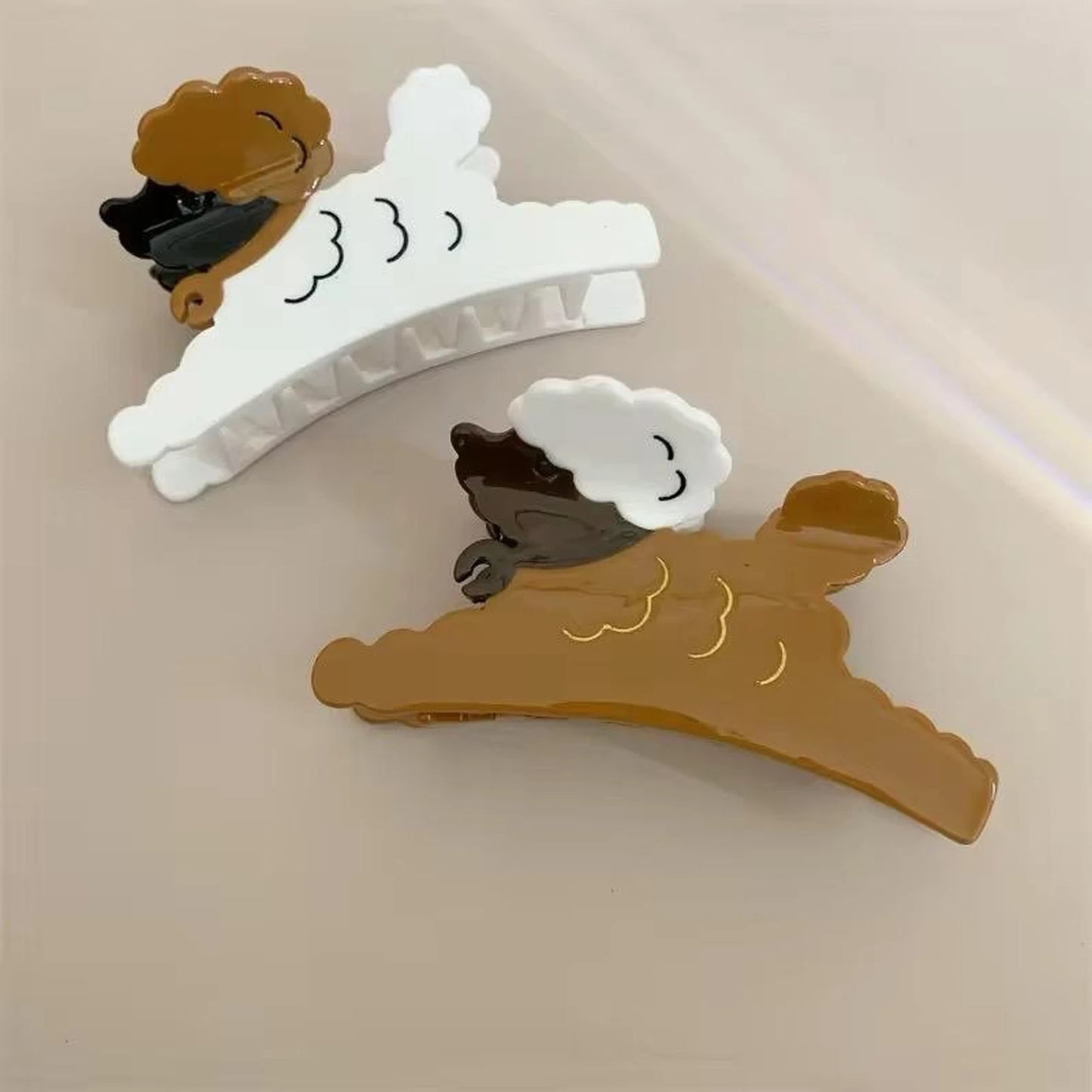 1 piece poodle dog hair claw clip|hair clip|barrette|hair accessories