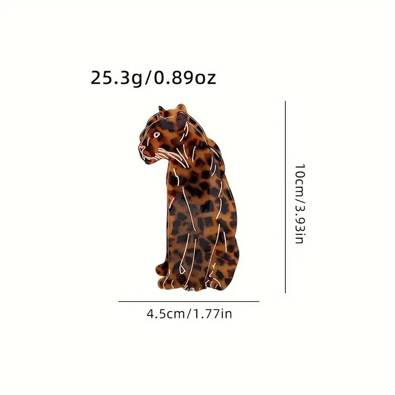 1 piece leopard hair claw clip|hair clip|barrette|hair accessories