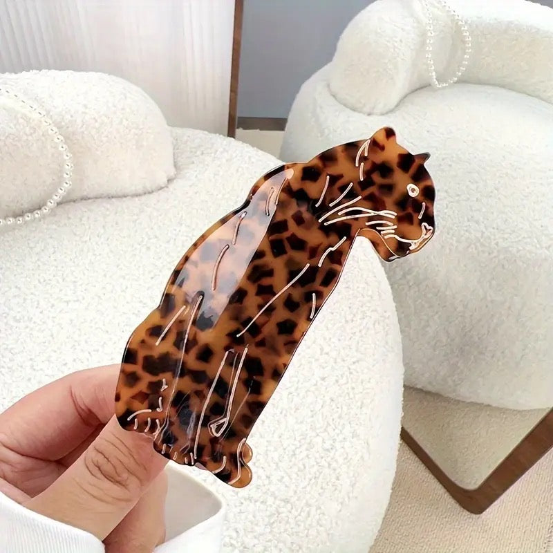 1 piece leopard hair claw clip|hair clip|barrette|hair accessories
