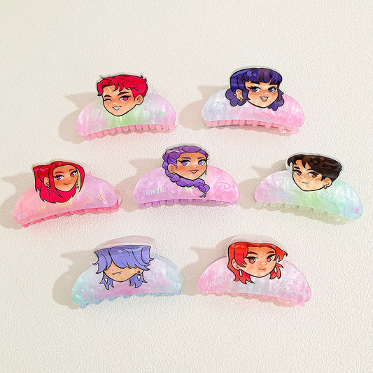 1 piece kpop hair claw clip|demon hair clip|barrette|hair accessories