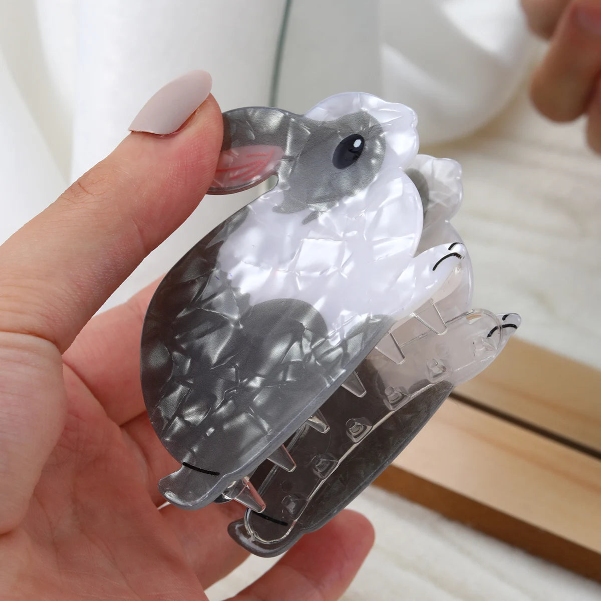 1 piece rabbit/bunny hair claw clip|hair clip|barrette|hair accessories