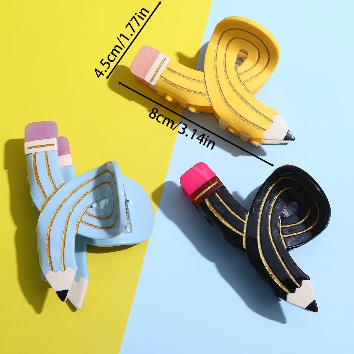 1 piece pencil hair claw clip|hair clip|barrette|hair accessories