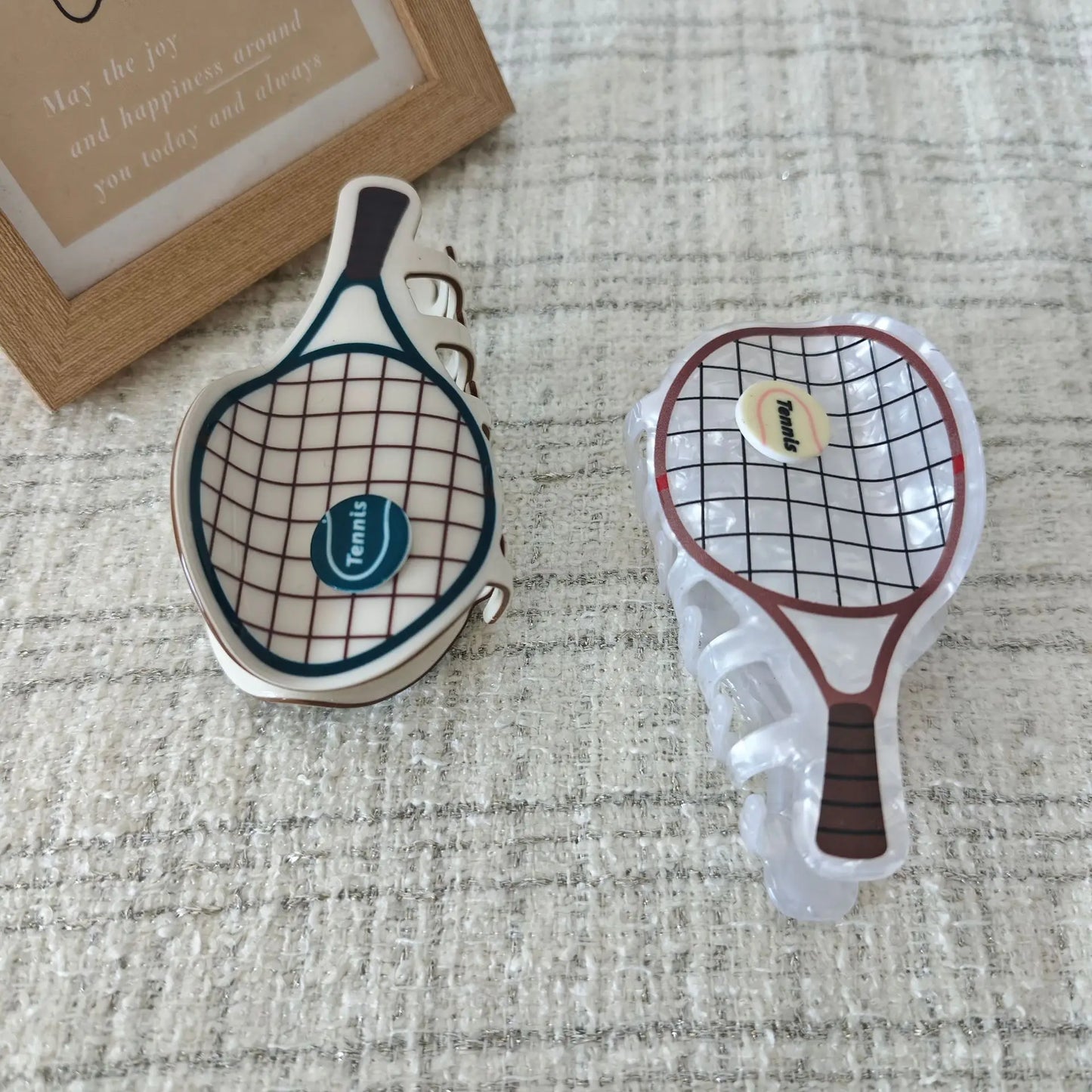 1 piece tennis hair claw clip|hair clip|barrette|hair accessories