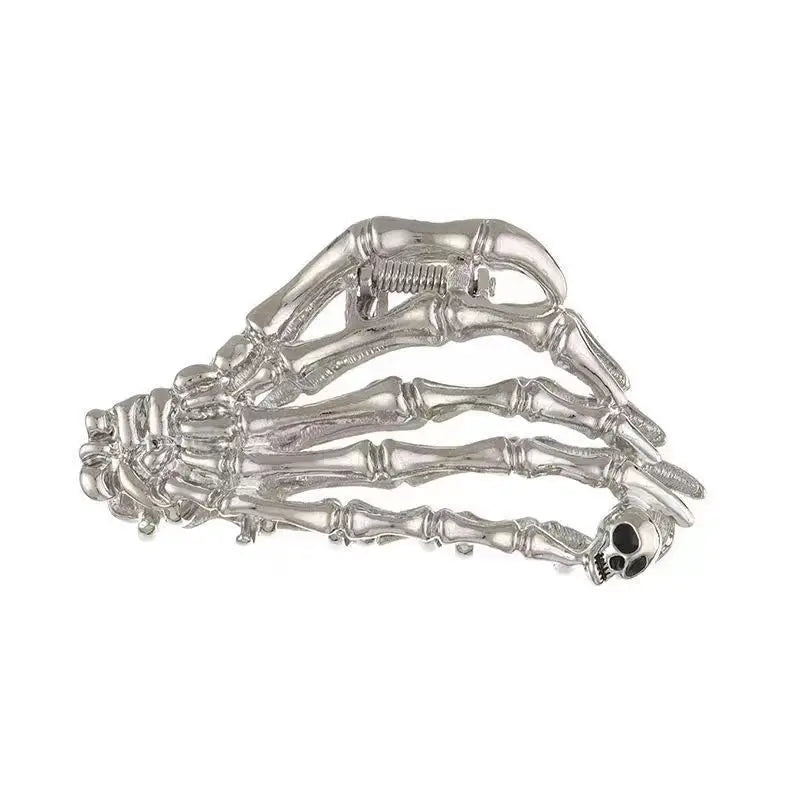 Retro Y2K Skull shaped Hair Claw Clip