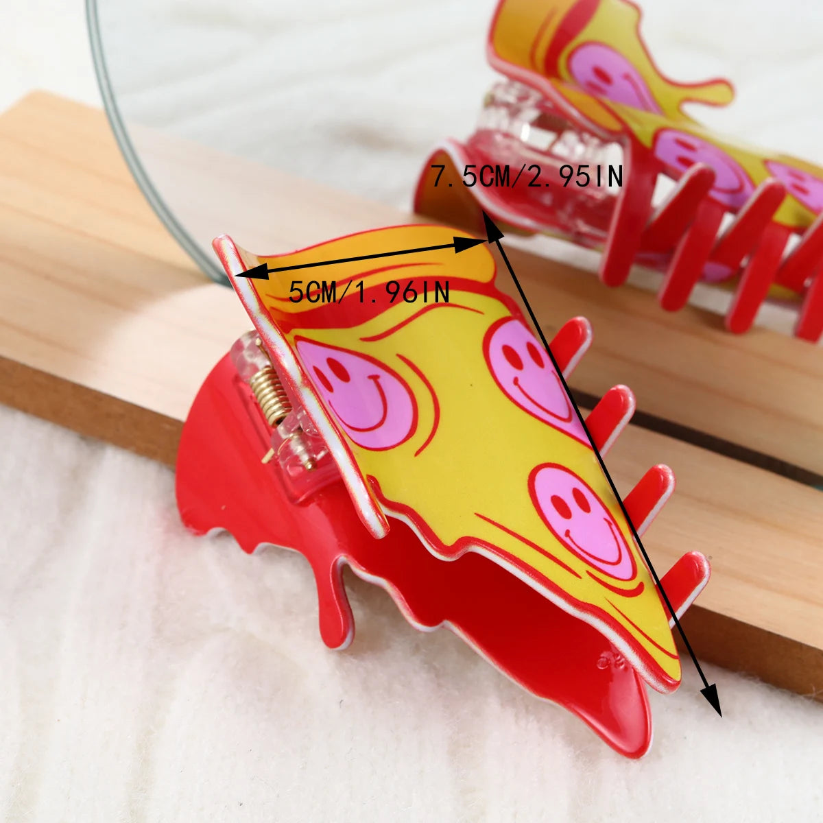 1 piece pizza hair claw clip|hair clip|barrette|hair accessories