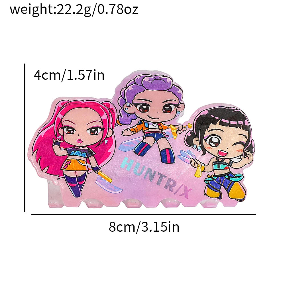 1 piece kpop hair claw clip|demon hair clip|barrette|hair accessories