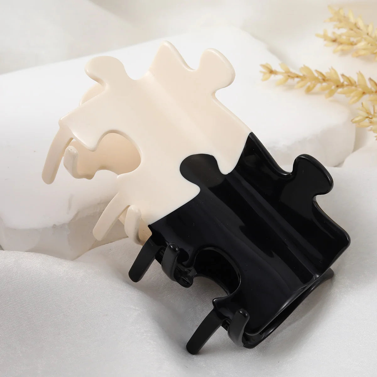 1 piece puzzle hair claw clip|hair clip|barrette|hair accessories