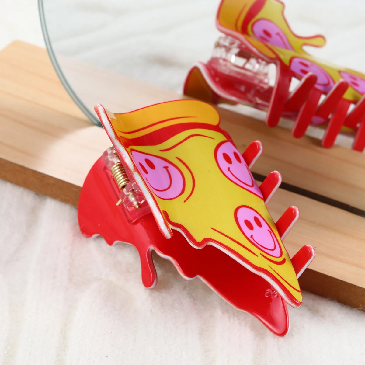 1 piece pizza hair claw clip|hair clip|barrette|hair accessories