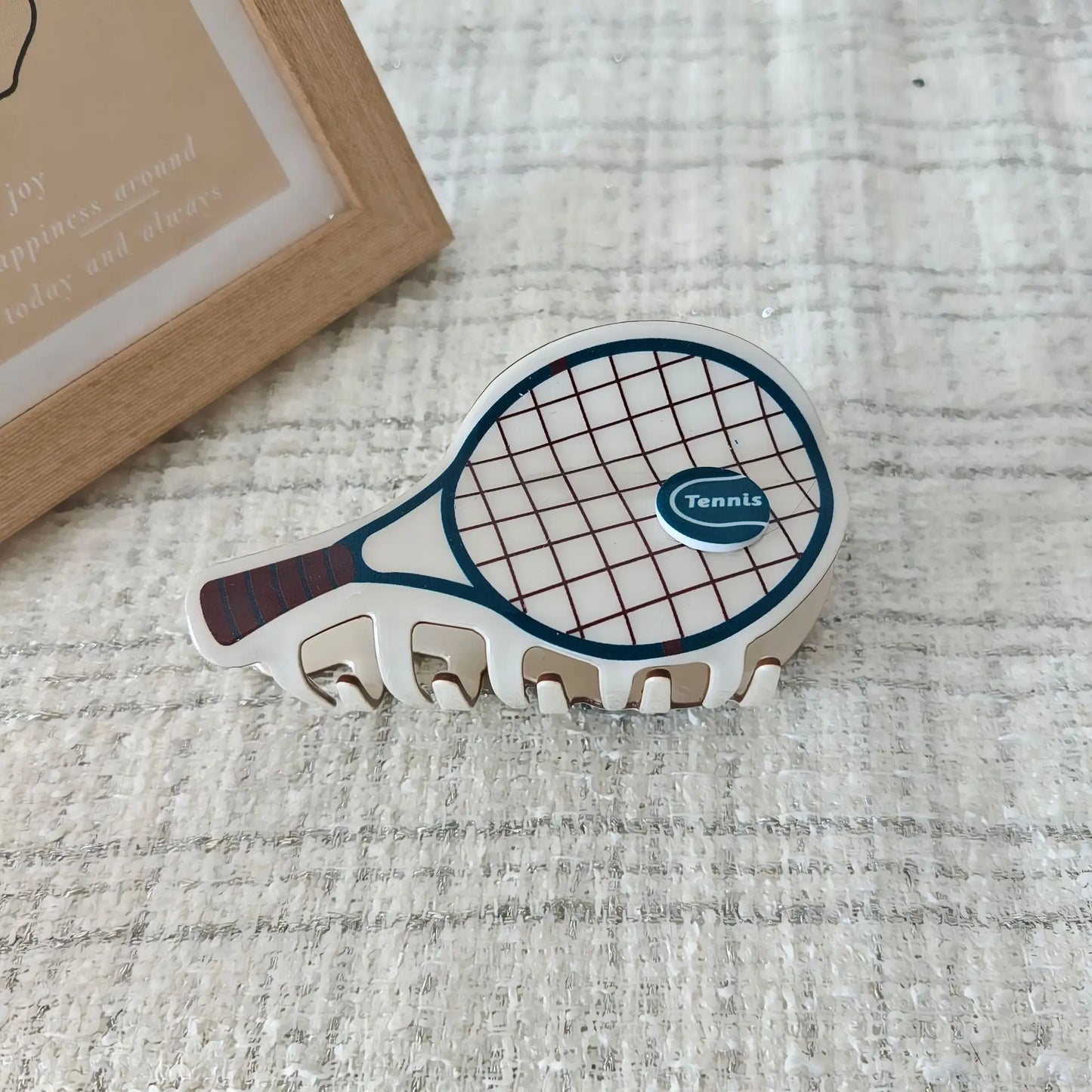 1 piece tennis hair claw clip|hair clip|barrette|hair accessories