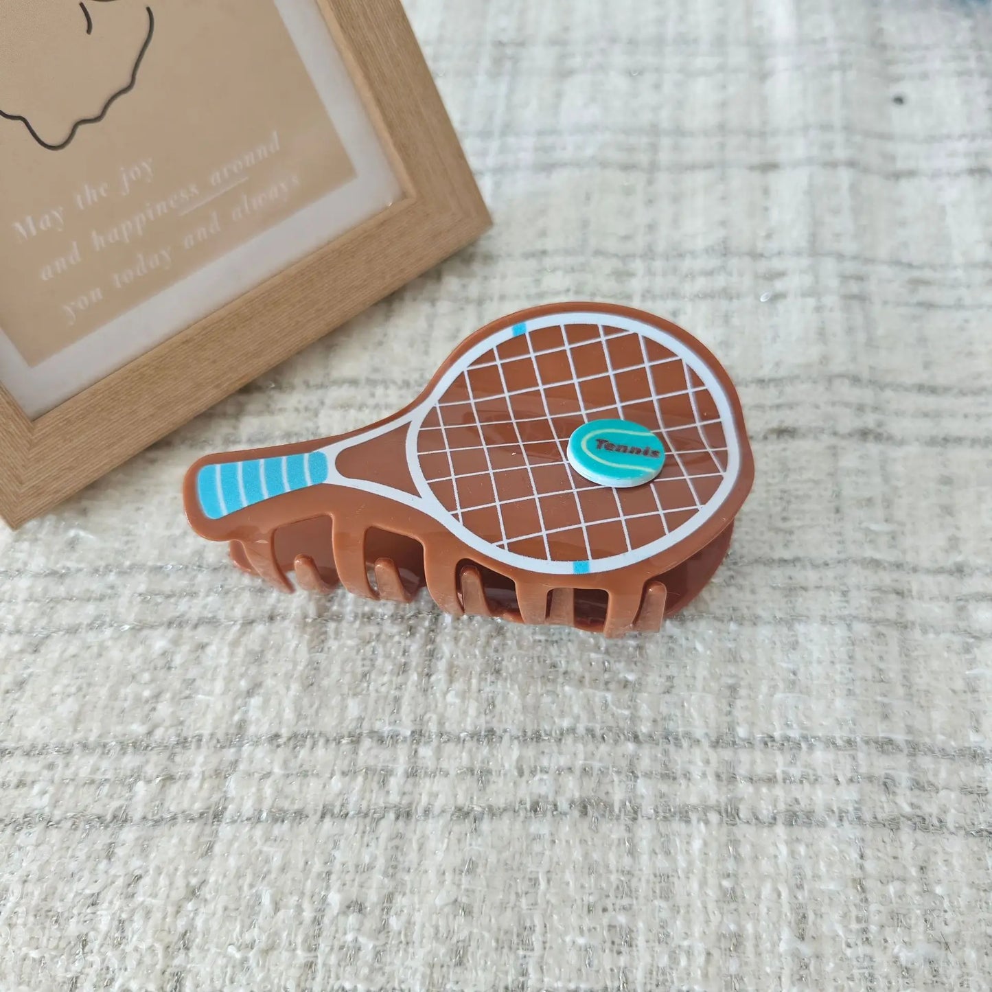 1 piece tennis hair claw clip|hair clip|barrette|hair accessories
