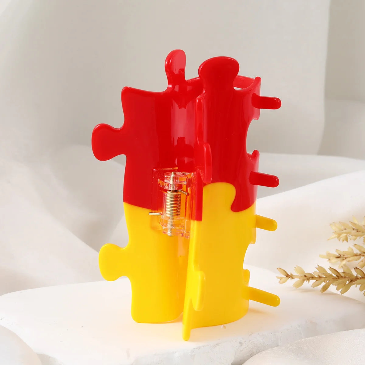 1 piece puzzle hair claw clip|hair clip|barrette|hair accessories