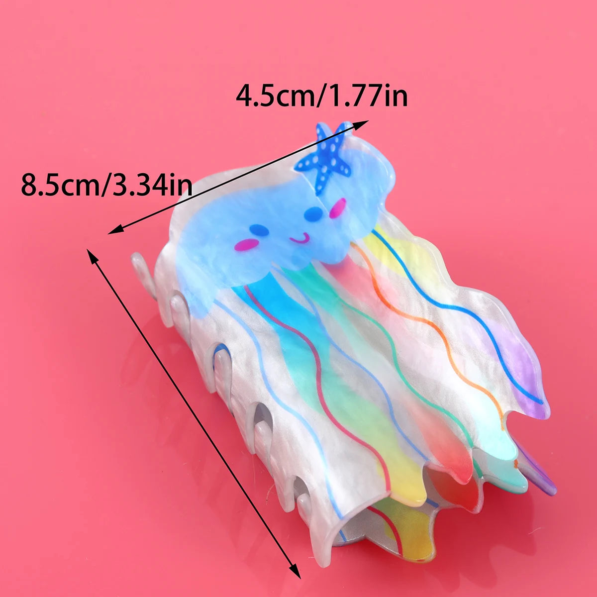 1 piece jelly fish hair claw clip|hair clip|barrette|hair accessories