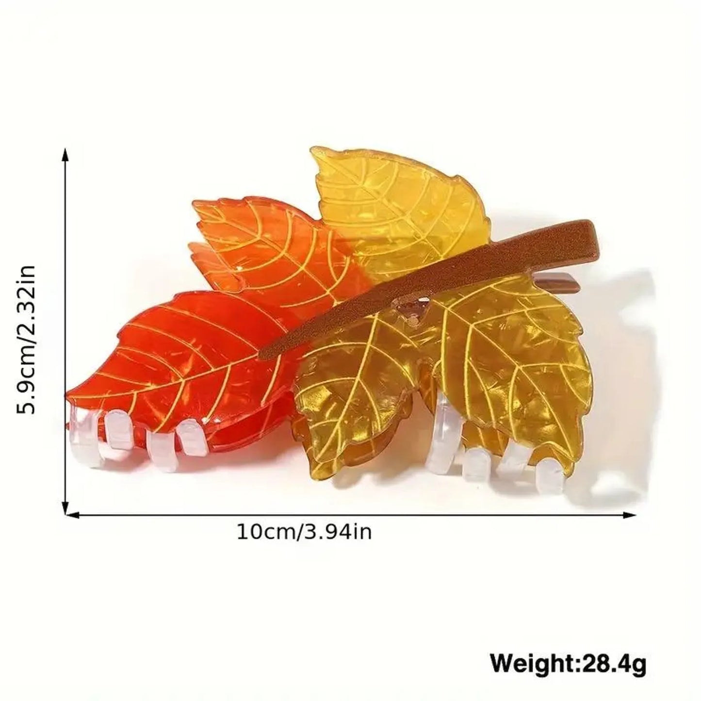 1 piece leaves hair claw clip|hair clip|barrette|hair accessories