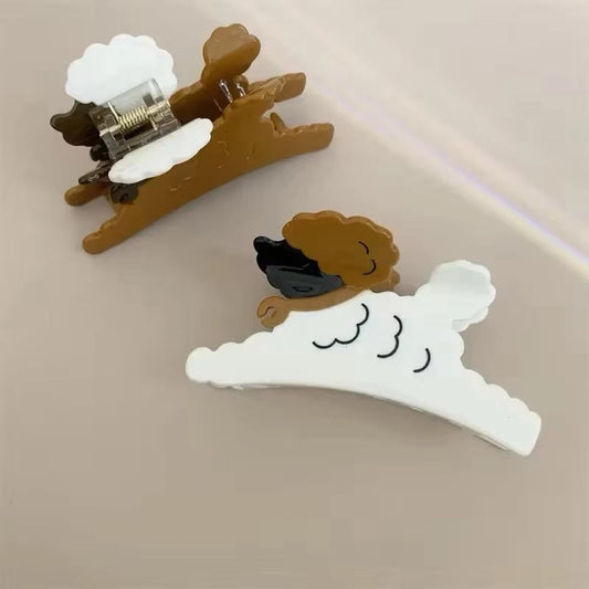 1 piece poodle dog hair claw clip|hair clip|barrette|hair accessories