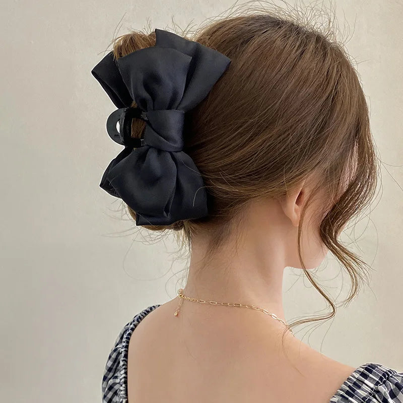 1 piece boho bow bandana fabric hair claw clip|hair clip|barrette|hair accessories