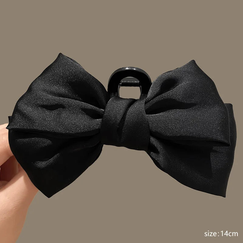 1 piece boho bow bandana fabric hair claw clip|hair clip|barrette|hair accessories