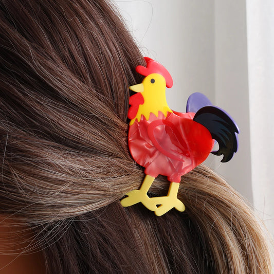 1 piece roaster hair claw clip|hair clip|barrette|hair accessories